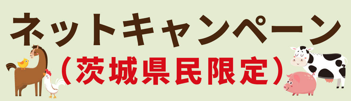 ネットキャンペーン（茨城県民限定）
