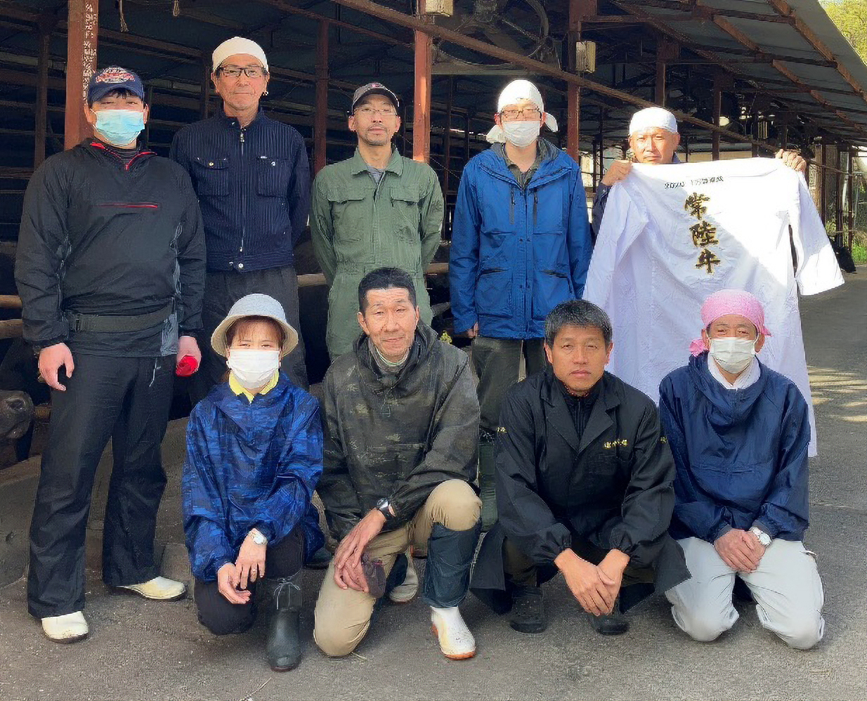 （有）中島牧場社員の皆様方